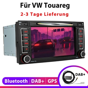 7''HD Autoradio DVD CD GPS Navi BT DAB+ SWC Für T5 Transporter Multivan Touareg - Bild 1 von 14