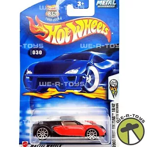 Hot Wheels Bugatti Veyron 35th Anniversary 2003 First Editions 18/42 Mattel NRFP - Picture 1 of 5