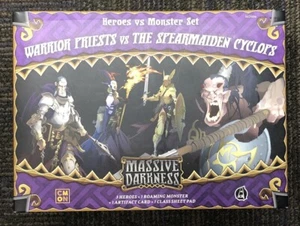 Massive Darkness Warrior Priests vs The Spearmaiden Cyclops OOP CMON - Picture 1 of 3