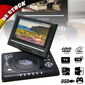 Tragbarer DVD Player mit HD Großbildschirm Drehbar Bildschirm Player mit Gamepad - Bild 1 von 24