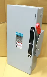 SIEMENS DTNFC322 Double Throw Safety Switch 3P 60A 240VAC 250VDC Non Fused VBII - Picture 1 of 12