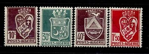 ALGERIA - 1942-1945 - Emissioni locali con stemmi - Picture 1 of 1