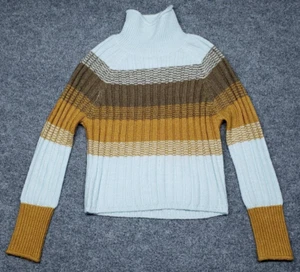Rue21 Sweater Womens S Multicolor Striped Long Sleeve Mock Neck Pullover New - Picture 1 of 12