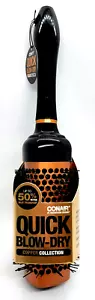 Conair Copper Collection Quick Blow-Dry Brush Vented Wavy Bristles Square Barrel - Picture 1 of 2