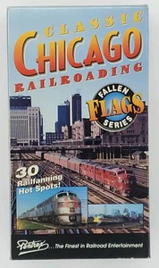 Classic Chicago Railroading Railroad Trains Illinois VHS VCR Tape 84 Minutes - Picture 1 of 7