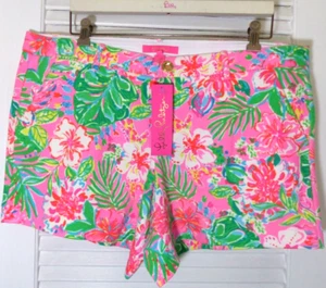 LILLY PULITZER Callahan Knit Shorts "JOURNEY TO THE JUNGLE" Size 16 NWT - Picture 1 of 4