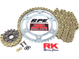 Kit de cadena y piñones 1988-1993 Suzuki GSX1100F Katana RK XRE 530 Gold Xring OEM - Imagen 1 de 8