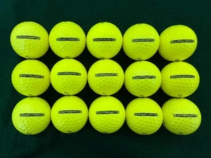 15 CALLAWAY SUPERSOFT YELLOW GOLF BALLS - MINT/NEAR MINT - NO LOGOS - IN PHOTOS - Picture 1 of 2