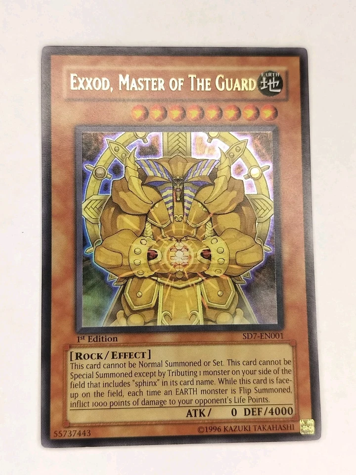Yu-Gi-Oh! TCG Exxod, Master of the Guard SD7-EN001 1ª Edición Ultra Raro  Foto 1 de 2
