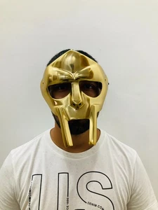 Gold Gladiator Style Face Mask – Cosplay, Costume Party, Halloween, Masquerade - Picture 1 of 3