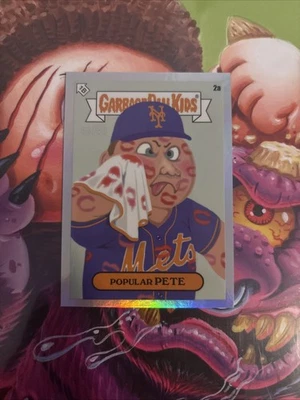 2022 Topps MLB X GPK Series 1 2a Popular Pete Rainbow Foil 95/99 Pete Alanso NY - Image 1 of 2