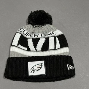 NWT PHILADELPHIA EAGLES SUPER BOWL LVII 57 NFL NEW ERA KNIT BEANIE HAT OSFM-4972 - Picture 1 of 8