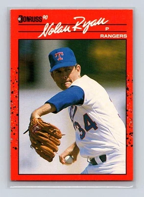 1990 Donruss #166 Nolan Ryan Texas Rangers - Image 1 of 2