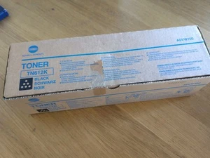Genuine Brand New Konica Minolta TN612K Black Toner A0VW150. Boxed, New! - Photo 1/2