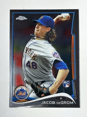 2014 Topps Chrome: #MB-19 Jacob DeGrom RC NM-MT OR BETTER - Image 1 of 2