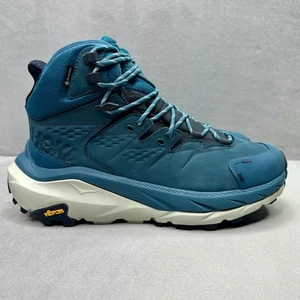 Hoka One One Kaha 2 Mid GTX Womens Size 8 (B) Shoes Blue Coral Hiking Trail - Picture 1 of 8