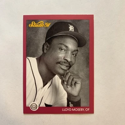 Lloyd Moseby 1991 Studio #56 Detroit Tigers - Image 1 of 2