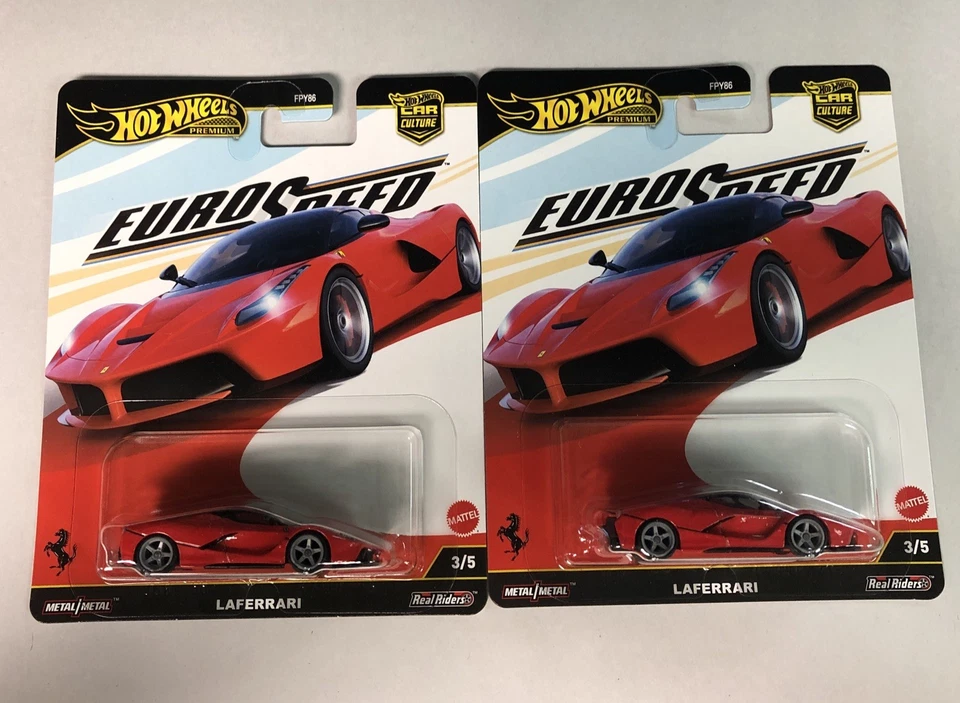 HOT WHEELS 2025 EURO SPEED CAR CULTURE LAFERRARI LOT OF 2 FREE SHIPPING - Image 1 of 1