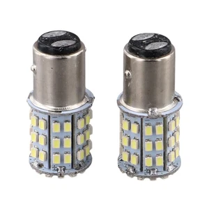 Brilliant Illumination 2PCS BAY15D 64SMD LED Brake Stop Tail Light Bulb - Picture 1 of 12