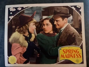 SPRING MADNESS 1938 Original Lobby Card with Maureen O’Sullivan & Lew Ayres - Picture 1 of 10