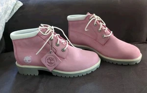 Timberland Nellie Premium Chukka Boots, Pink, Women 7.5W, New - Picture 1 of 8
