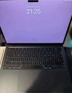 MACBOOK AIR M3 2024 13" 256GB SSD MODEL A3113 Mitternacht WIE NEU + 2 GESCHENKE - Bild 1 von 8