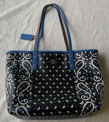 Cartera de hombro COACH Butterfly Bandana City con cremallera F59329 Foto 1 de 4