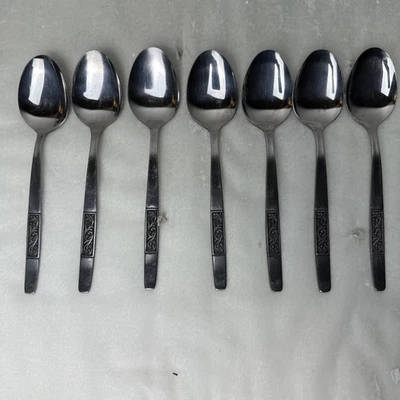 Amefa ROYAL DAMASK Acero Inoxidable Holanda - Juego de 7 Cucharas Soperas Ovaladas 7 3/4" Foto 1 de 4