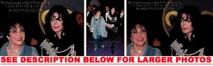 Michael Jackson 1997 con Liz Taylor 3x FOTOS RARAS 8x10 - Imagen 1 de 1