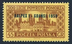 Poland 866,MNH.Michel 1118. PhilEXPO of Baltic States BALPEX-1959,Gdansk. - Picture 1 of 1
