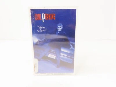 CARL PERKINS Born To Rock COUNTRY ROCKABILLY 1990 CASSETTE TAPE - Image 1 of 4