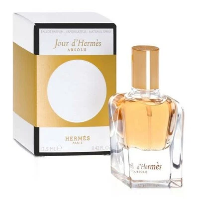 Jour d'Hermès Absolu 0,42 oz / 12,5 ml Eau de Parfum Mini Spray Foto 1 de 2