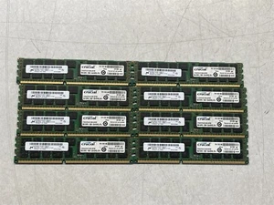 MICRON 64GB(8x8GB) 2Rx4 PC3L-12800R SERVER RAM MT36KSF1G72PZ-1G6M1FF - Picture 1 of 3