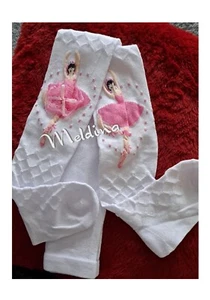 elegante Strumpfhose ca. Gr. S, 80-92, weiß Tänzerin - Bild 1 von 1