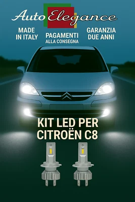 💫KIT LED H7 Abbaglianti 6000K per Citroën C8 | Bianco CANBUS💫 - Imagen 1 de 4