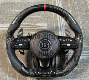 AMG Carbon Fiber Steering Wheel For Mercedes-Benz G550 G63 CLA E63 C200 2010+ - Picture 1 of 12