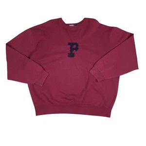 Polo Ralph Lauren Sweatshirt Maroon "P" - Picture 1 of 5