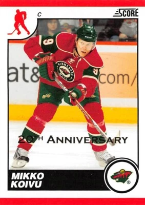 2010-11 Score Anniversary #246 Mikko Koivu - Image 1 of 2