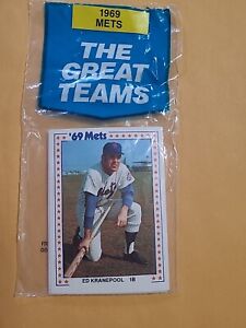 1969 New York Mets 9 Card Set The Great Teams. TCMA 1987 Opened