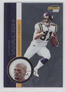 2001 Pacific Invincible Retail Chris Walsh #134 Rookie RC