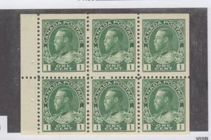 CANADA # 104a VF-MVLH KGV 1 ct PANEL GATO VALOR $46 - Imagen 1 de 1