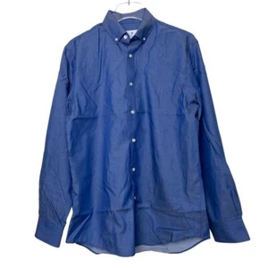 Ryan Seacrest Distinction Blue Long Sleeve Dress Shirt. Slim Fit. 15.5”-32/33 - Picture 1 of 5