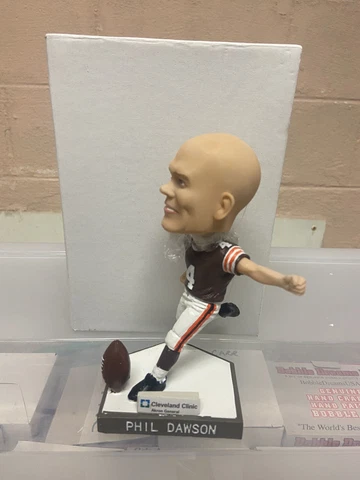 Phil Dawson 2021 Akron Rubberducks Bobblehead - Cleveland Browns Cover