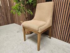 Sofa.com Basil Dressing Room Chair In Pecan Brushed Linen Cotton RRP £325