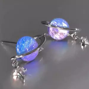 Moda Brillante Circón Estrella Colgante Pendientes Joyería Mujeres Niñas Regalo Nuevo - Imagen 1 de 4