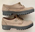 Timberland Brown Leather Low Ankle Hiking Work Oxford Dress Boot Sz 7M 9W EUC