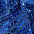 Knitted 6mm Sequin Dot Sparkly Fancy Dress Dance Display Backdrop Decor Fabric