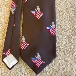 Sears Mens Store Betsy Ross Flag Men's Tie - 100% Polyester 56”x4” - Nice - Picture 1 of 8