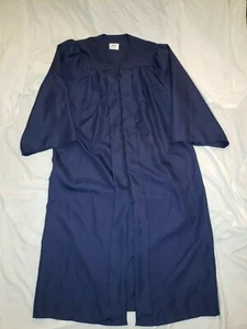 JOSTENS BLACK SCHOOL COLLEGE GRADUATION GOWN COSPLAY HALLOWEEN COSTUME 6'1-6'3 - Picture 1 of 12