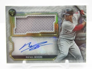 Autógrafo Rafael Devers 2020 Topps triple hilos automático #49/99 - Imagen 1 de 2